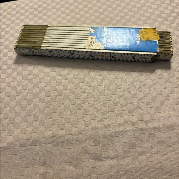 Vintage Lufkin LOCmatic Tape Ruler Wooden Pkg No 89804 - Picture 5 of 6